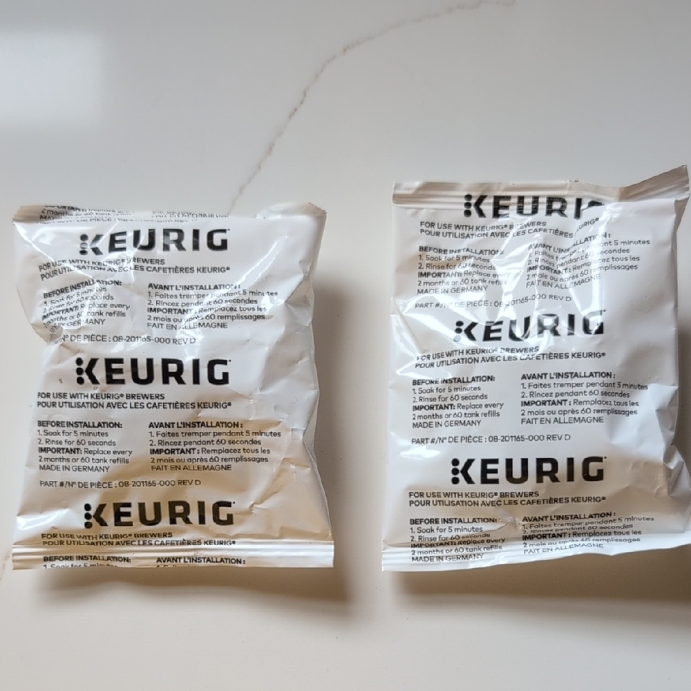 Keurig Coffee Brewer Filters, Lot Of 2 Unused